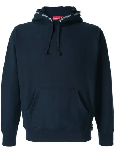 Supreme Channel Hoodie In Blue