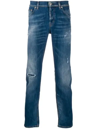 Dondup Slim Fit Jeans In Blue