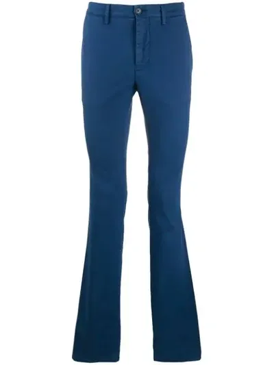 Aspesi Slim-fit Chinos In Blue