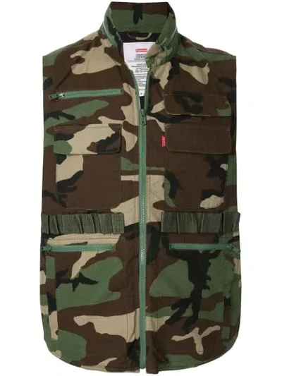 Supreme Tactical Vest Ss14 In Green