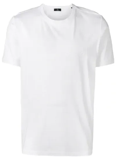 Fay Rubber Logo White T-shirt