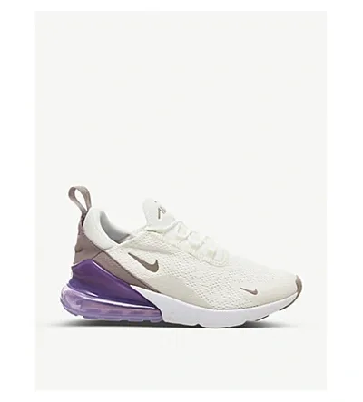 Nike Air Max 270 Premium Sneaker In Sail Pumice Purple