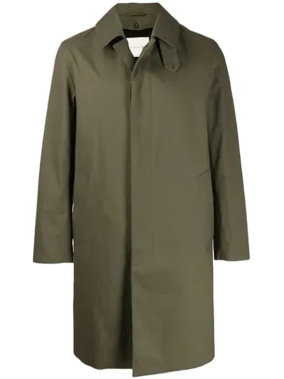 Mackintosh Dunkeld Grape Leaf Raintec Cotton 3/4 Coat | Gm-1001fd In Green