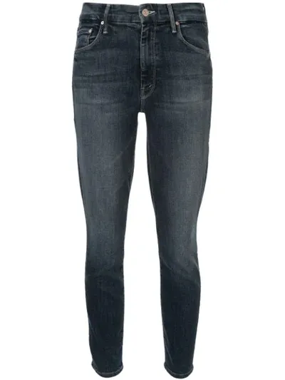 Mother Classic Skinny-fit Jeans In Blue