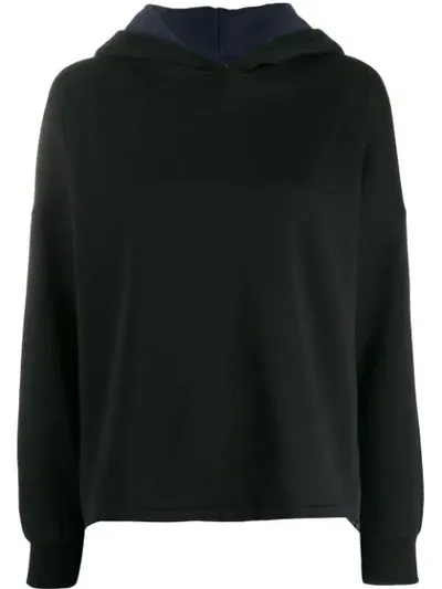 Closed Colour-block Hoodie In Black