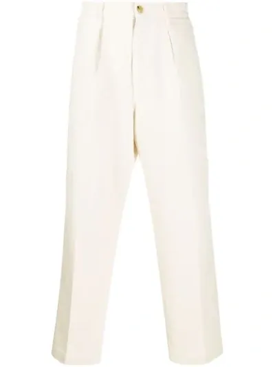 Woolrich Straight-leg Trousers In Neutrals