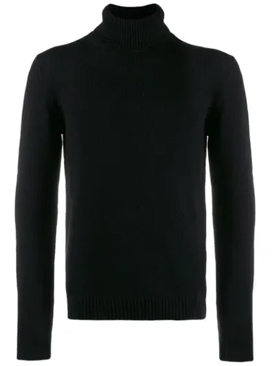 Roberto Collina Turtleneck Jumper In Black