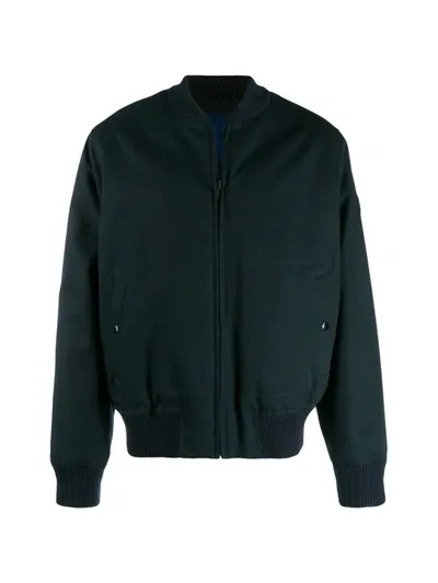 Woolrich Bomber Jacket In Blue