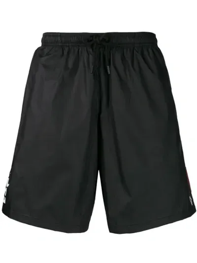 Marcelo Burlon County Of Milan Escape Swimming Shorts In Black