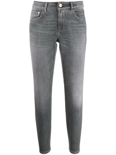 Closed Skinny-fit Jeans In Grey