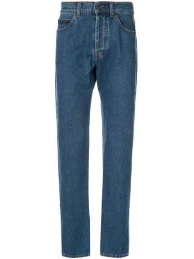 Msgm Regular Straight Leg Jeans In Blue