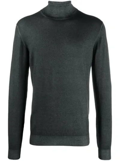 Etro Roll Neck Sweater In Grey