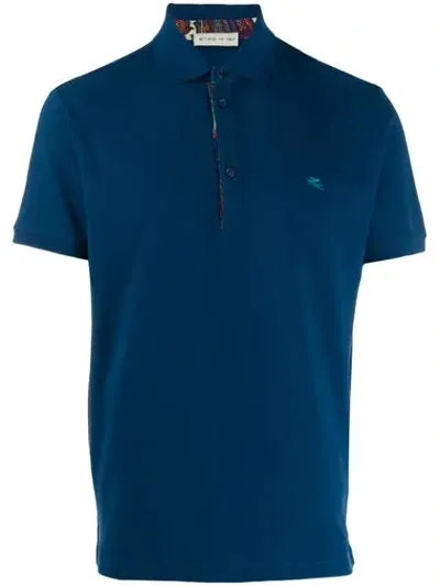 Etro Klassisches Poloshirt In Blue