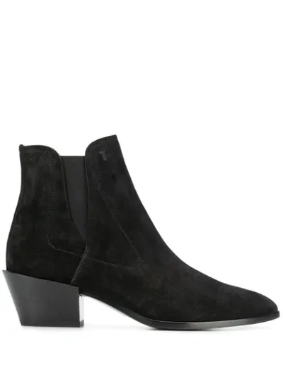 Tod's Slip-on Ankle Boots In Black