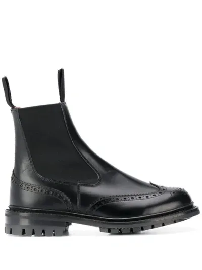 Tricker's Silvia Ankle Boots In Black