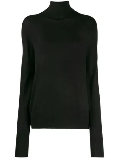 Ma'ry'ya Welt Pocket Jumper In Black