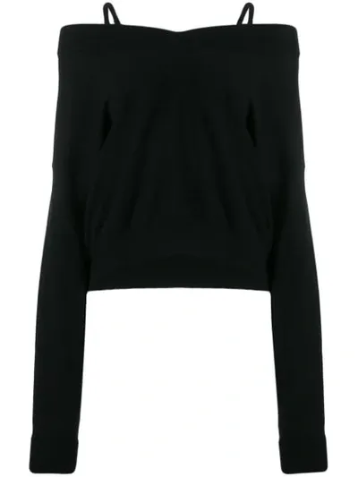 Maison Margiela Multi-wear V-neck Jumper In Black