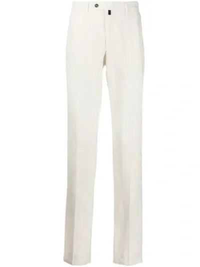 Bagnoli Sartoria Napoli Straight Fit Trousers In White