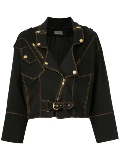 Amapô 'pefecto Ivete' Jacke In Black