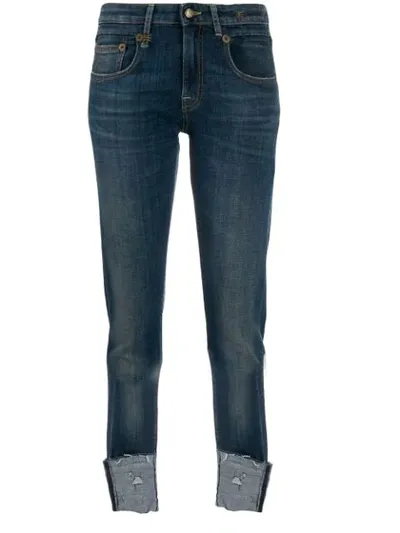 R13 Skinny Jeans In Blue