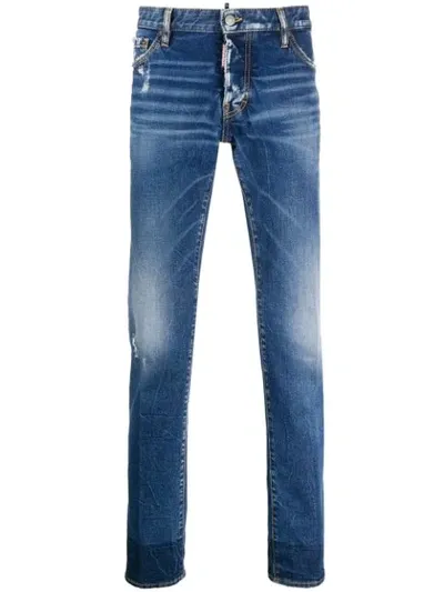 Dsquared2 Straight-leg Jeans In Blue