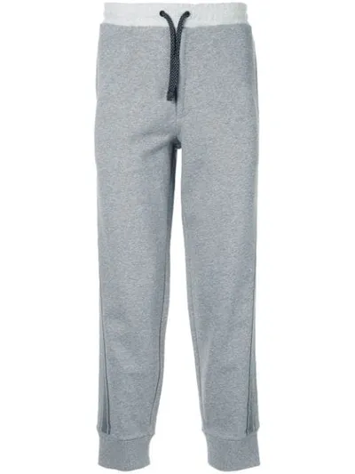 Qasimi Side Panel Track Pants In Grey