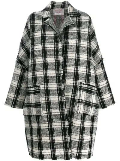 Stefano Mortari Checked Coat In Black