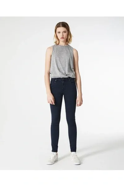 Ag Farrah High Rise Ankle Skinny Jeans In Blue Above