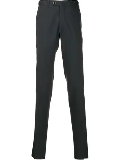 Pt01 Slim Fit Tailored Trousers In Grey