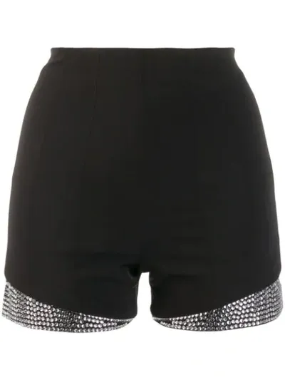 Philipp Plein Crystal Embellished Shorts In Black