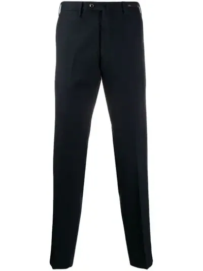 Pt01 Classic Straight-leg Trousers In Blue