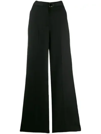 Sandro Roxanne Loose-fit Trousers In Black