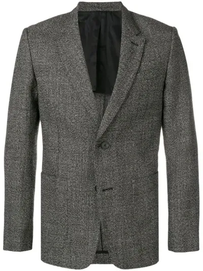 Ami Alexandre Mattiussi Half-lined Two Buttons Jacket In Grey