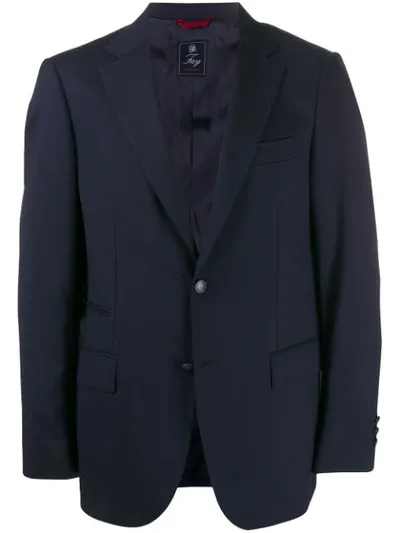 Fay Classic Single-breasted Blazer In Blue