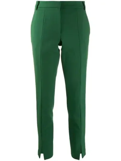 Tibi Schmale Hose In Green