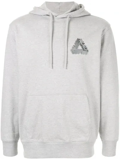 Palace 'p-3d' Kapuzenpullover In Grey