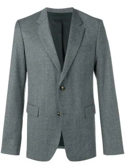 Ami Alexandre Mattiussi Lined Two Buttons Jacket In Grey