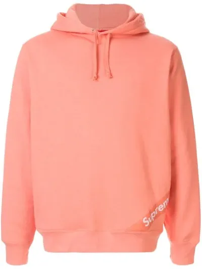 Supreme Logo Hoodie In Pink