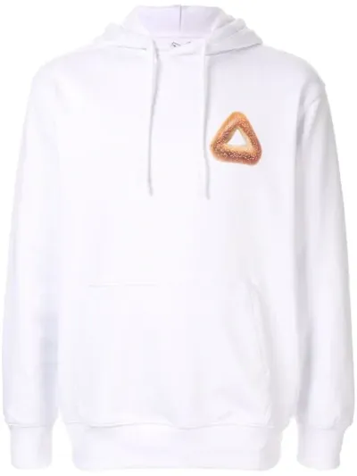 Palace Tri-bagel Hoodie In White