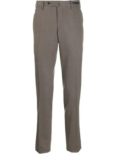 Pt01 Straight Leg Trousers In Grey