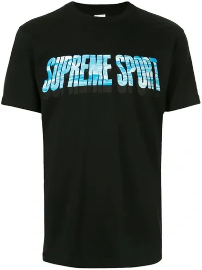 Supreme Sport T-shirt In Black