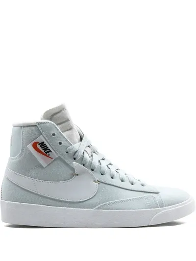 Nike Women's Blazer Rebel Mid-top Sneakers In Cool Gray/summit White