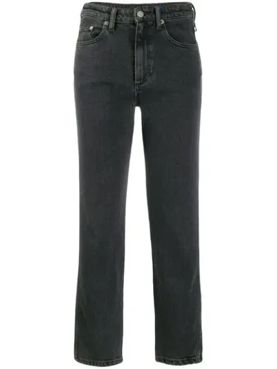 Simon Miller Straight-leg Jeans In Grey