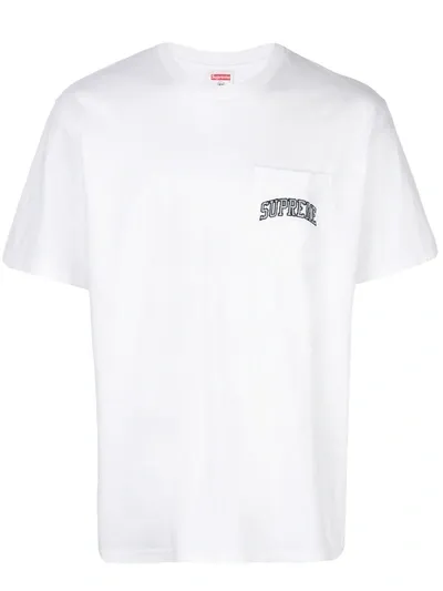 Supreme Raiders 47 Pocket T-shirt In White