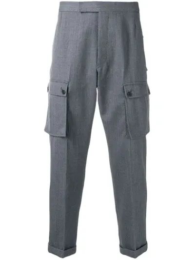 Thom Browne Norfolk Straight-leg Trouser In Grey