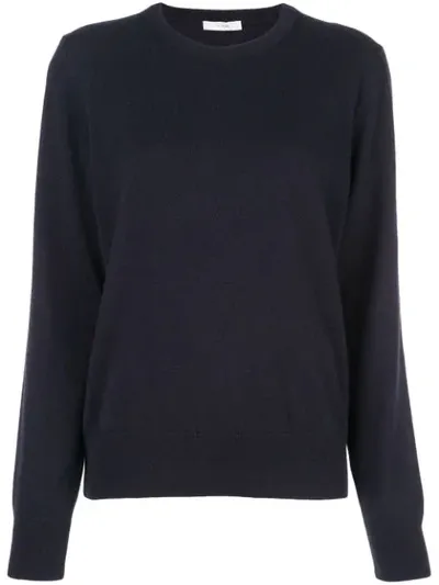 The Row Crew-neck Sweatshirt In Blue