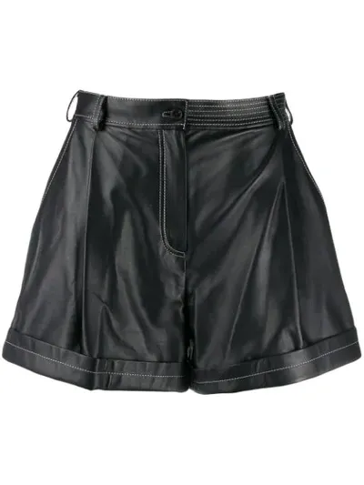 Ruban Wide Leg Shorts In Black