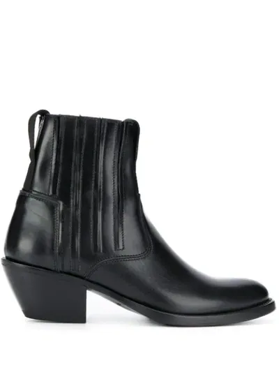 Bruno Bordese Texan Boots In Black