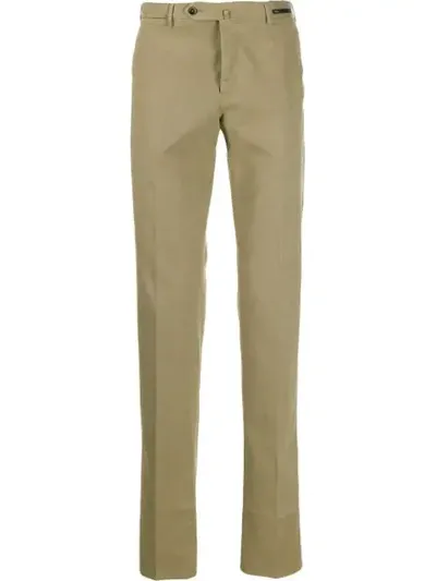 Pt01 Slim Fit Chinos In Neutrals