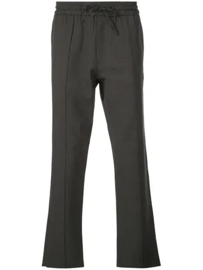 Second / Layer Drawstring Trousers In Grey